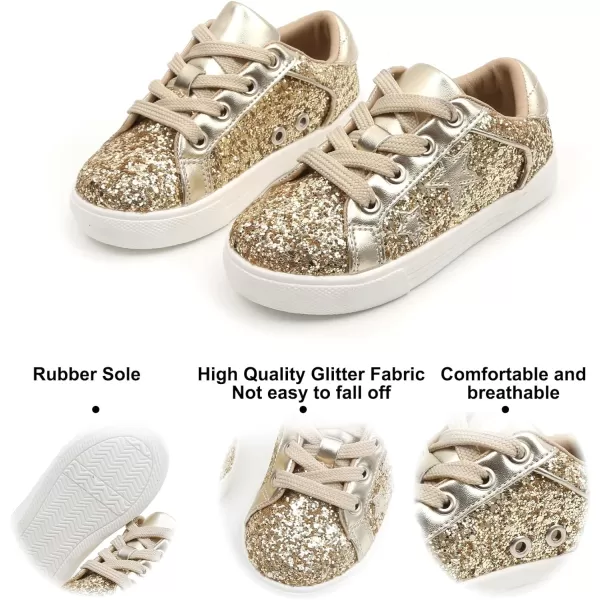 Felix &amp; Flora Toddler/Little Kid Girls Running Shoes Sports Sneakers Princess Casual Glitter Shoes.