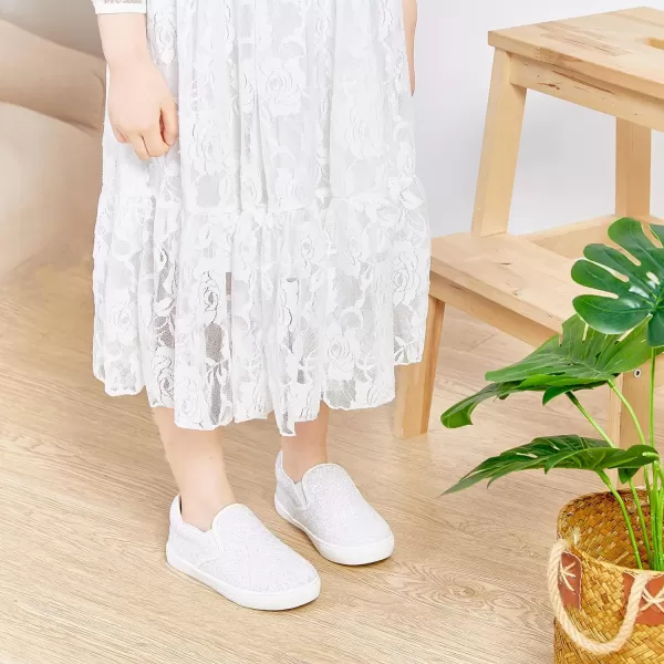 Felix &amp; Flora Toddler/Little Kid Girls Running Shoes Sports Sneakers Princess Casual Glitter Shoes.