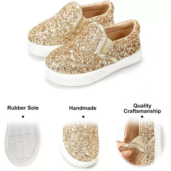 Felix &amp; Flora Toddler/Little Kid Girls Running Shoes Sports Sneakers Princess Casual Glitter Shoes.