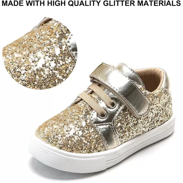 Felix &amp; Flora Toddler/Little Kid Girls Running Shoes Sports Sneakers Princess Casual Glitter Shoes.