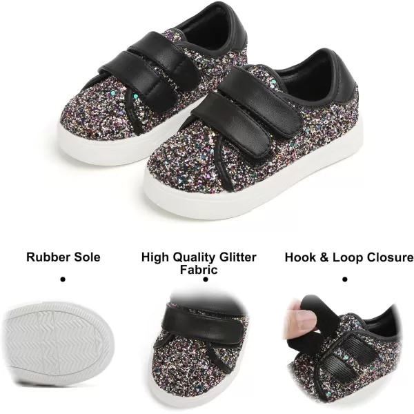 Felix &amp; Flora Toddler/Little Kid Girls Running Shoes Sports Sneakers Princess Casual Glitter Shoes.