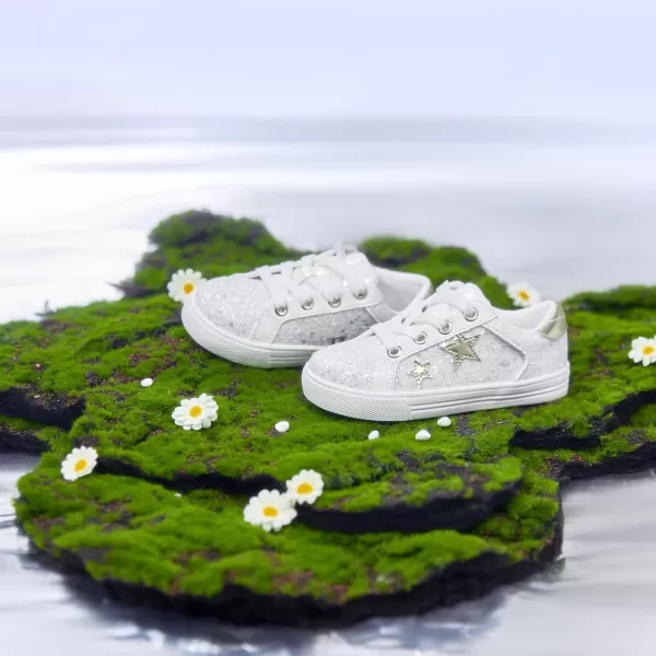 Felix &amp; Flora Toddler/Little Kid Girls Running Shoes Sports Sneakers Princess Casual Glitter Shoes.