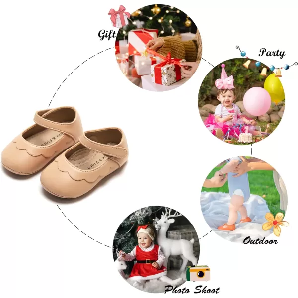 Soft Sole Baby Shoes - Infant Baby Walking Shoes Moccasins Rubber Sole Crib Shoes