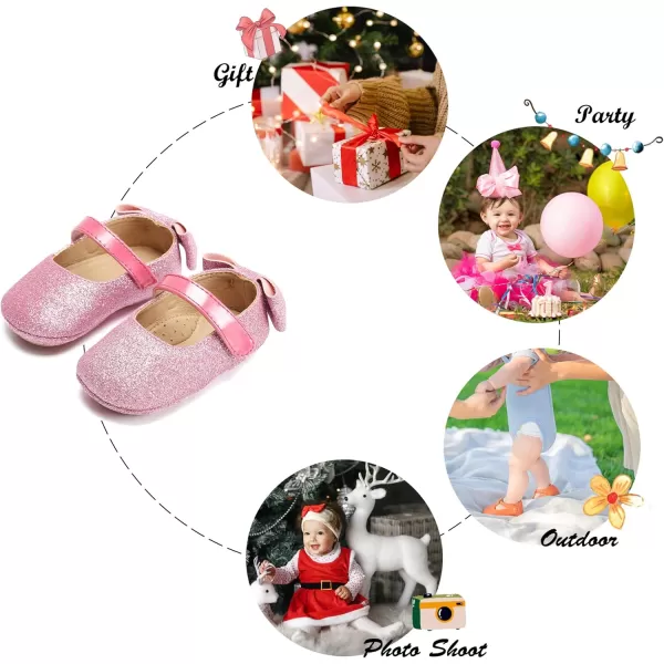 Soft Sole Baby Shoes - Infant Baby Walking Shoes Moccasins Rubber Sole Crib Shoes