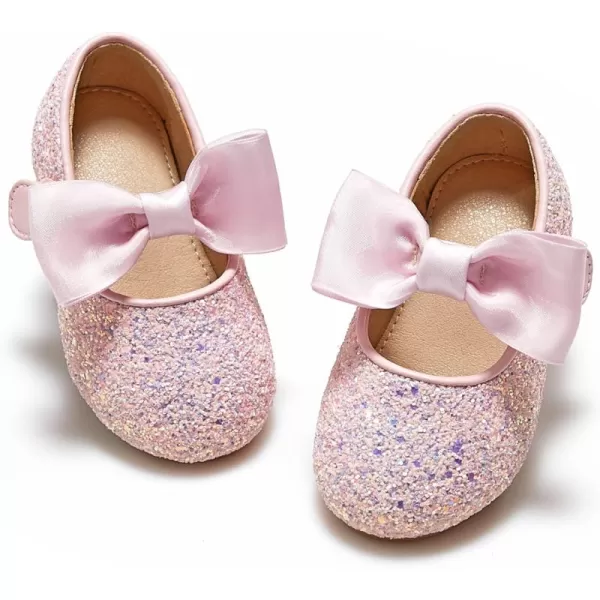 Felix &amp; Flora Toddler Flower Girl Dress Shoes - Girl Ballet Flats Party School Shoes Wedding