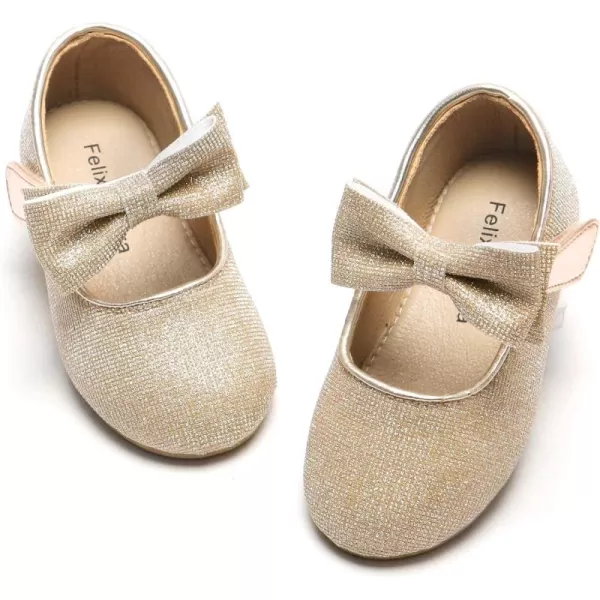 Felix &amp; Flora Toddler Flower Girl Dress Shoes - Girl Ballet Flats Party School Shoes Wedding