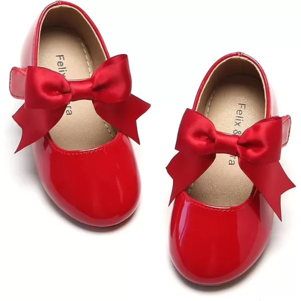 Felix &amp; Flora Toddler Flower Girl Dress Shoes - Girl Ballet Flats Party School Shoes Wedding