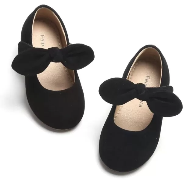 Felix &amp; Flora Toddler Flower Girl Dress Shoes - Girl Ballet Flats Party School Shoes Wedding