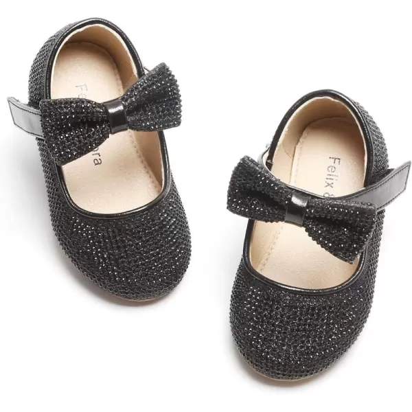 Felix &amp; Flora Toddler Flower Girl Dress Shoes - Girl Ballet Flats Party School Shoes Wedding