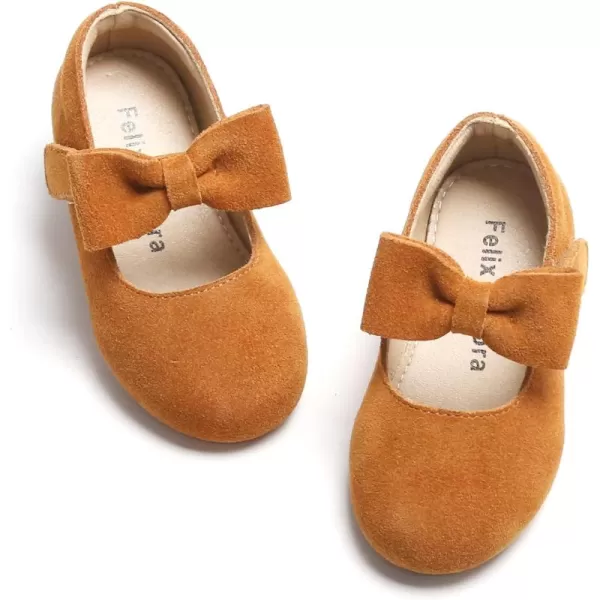 Felix &amp; Flora Toddler Flower Girl Dress Shoes - Girl Ballet Flats Party School Shoes Wedding