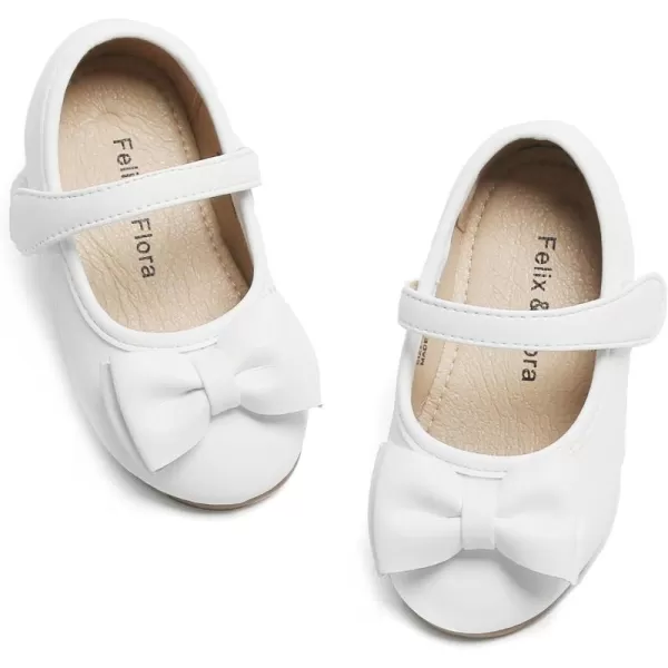 Felix &amp; Flora Toddler Flower Girl Dress Shoes - Girl Ballet Flats Party School Shoes Wedding