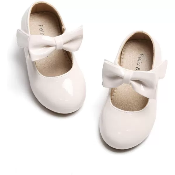 Felix &amp; Flora Toddler Flower Girl Dress Shoes - Girl Ballet Flats Party School Shoes Wedding