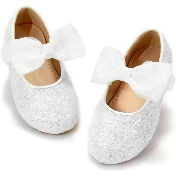 Felix &amp; Flora Toddler Flower Girl Dress Shoes - Girl Ballet Flats Party School Shoes Wedding