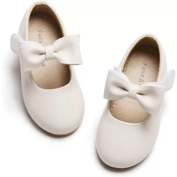 Felix &amp; Flora Toddler Flower Girl Dress Shoes - Girl Ballet Flats Party School Shoes Wedding