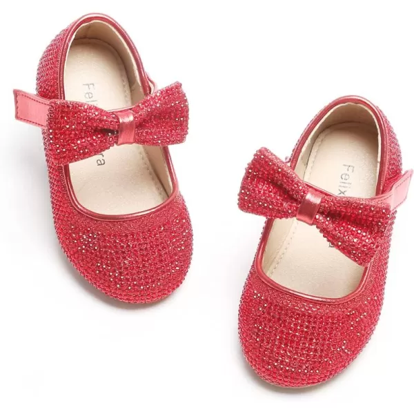 Felix &amp; Flora Toddler Flower Girl Dress Shoes - Girl Ballet Flats Party School Shoes Wedding