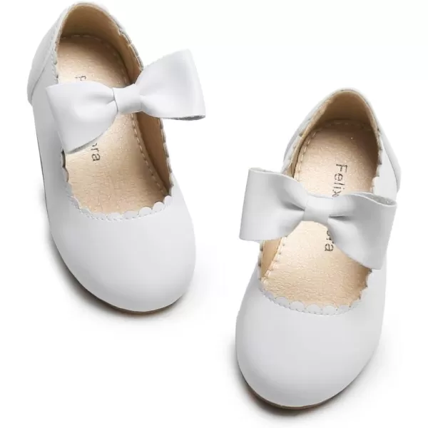 Felix &amp; Flora Toddler Flower Girl Dress Shoes - Girl Ballet Flats Party School Shoes Wedding