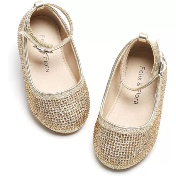 Felix &amp; Flora Toddler Flower Girl Dress Shoes - Girl Ballet Flats Party School Shoes Wedding