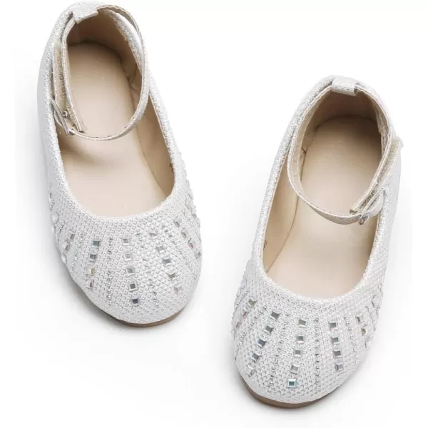 Felix &amp; Flora Toddler Flower Girl Dress Shoes - Girl Ballet Flats Party School Shoes Wedding