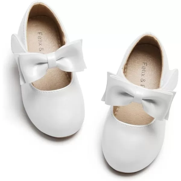 Felix &amp; Flora Toddler Flower Girl Dress Shoes - Girl Ballet Flats Party School Shoes Wedding