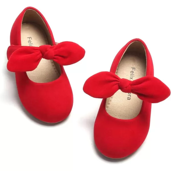 Felix &amp; Flora Toddler Flower Girl Dress Shoes - Girl Ballet Flats Party School Shoes Wedding