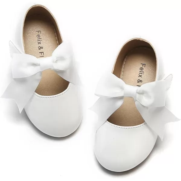 Felix &amp; Flora Toddler Flower Girl Dress Shoes - Girl Ballet Flats Party School Shoes Wedding
