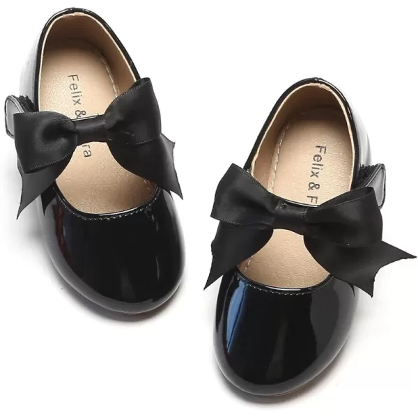Felix &amp; Flora Toddler Flower Girl Dress Shoes - Girl Ballet Flats Party School Shoes Wedding