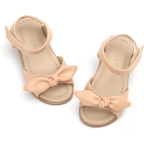 Felix &amp; Flora Toddler Girl Sandals -Flower Girl Dress Shoes Open Toe Little Kid Summer Flats