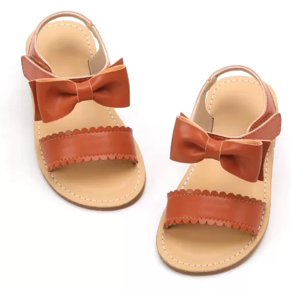 Felix &amp; Flora Toddler Girl Sandals - Flower Girl Dress Shoes Open Toe Little Kid Summer Flats