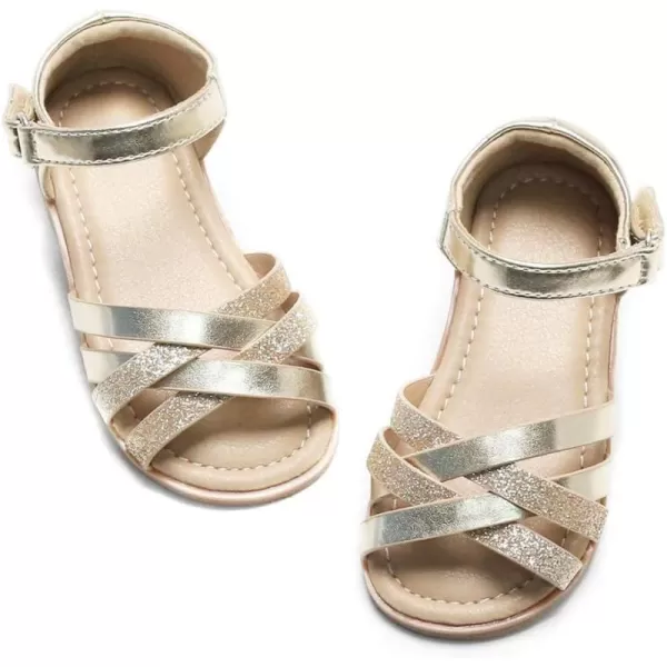 Felix &amp; Flora Toddler Girl Sandals - Little Girl Easter Summer Dress Shoes Lightweight Open Toe Beach Holiday