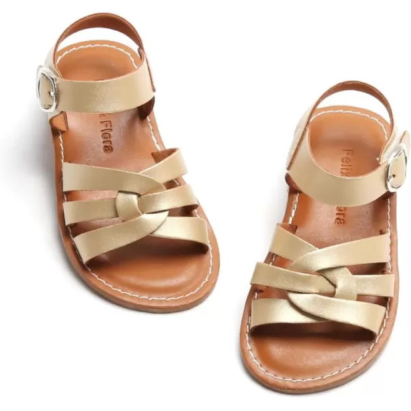 Felix &amp; Flora Toddler Girl Sandals - Little Girl Easter Summer Dress Shoes Lightweight Open Toe Beach Holiday.