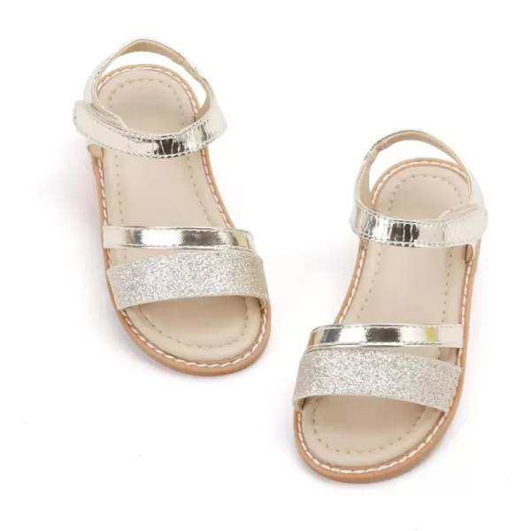 Felix &amp; Flora Toddler Girl Sandals - Little Girl Easter Summer Dress Shoes Lightweight Open Toe Beach Holiday.