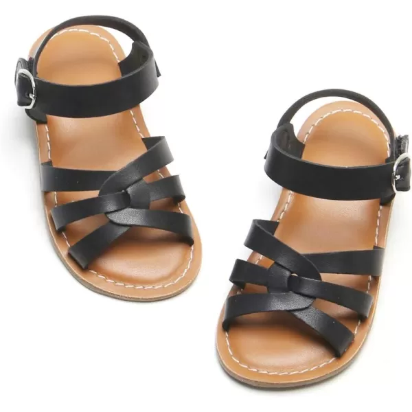 Felix &amp; Flora Toddler Girl Sandals - Little Girl Easter Summer Dress Shoes Lightweight Open Toe Beach Holiday.