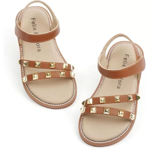 Felix &amp; Flora Toddler Girl Sandals - Little Girl Easter Summer Dress Shoes Lightweight Open Toe Beach Holiday.
