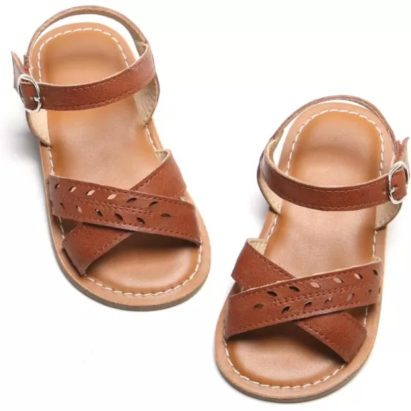 Felix &amp; Flora Toddler Girl Sandals - Little Girl Easter Summer Dress Shoes Lightweight Open Toe Beach Holiday.