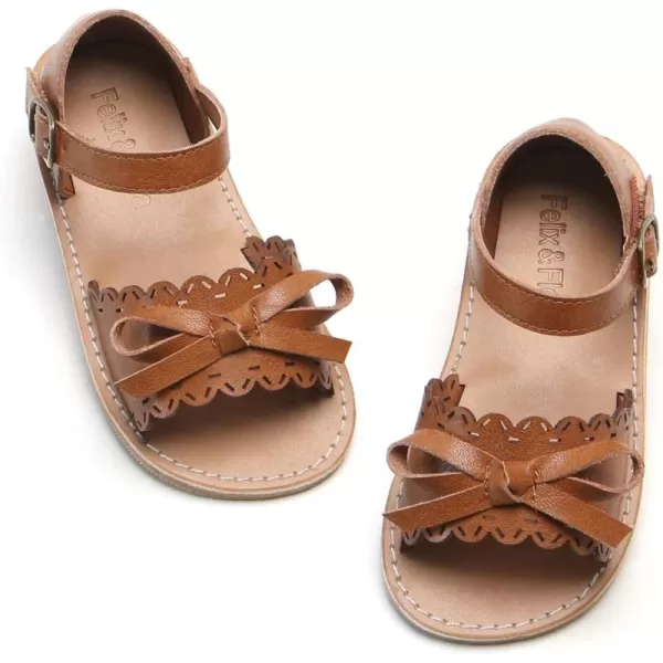 Felix &amp; Flora Toddler Girl Sandals - Little Girl Easter Summer Dress Shoes Lightweight Open Toe Beach Holiday.
