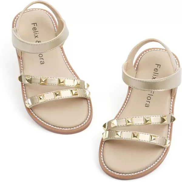 Felix &amp; Flora Toddler Girl Sandals - Little Girl Easter Summer Dress Shoes Lightweight Open Toe Beach Holiday.