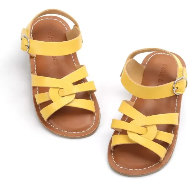 Felix &amp; Flora Toddler Girl Sandals - Little Girl Easter Summer Dress Shoes Lightweight Open Toe Beach Holiday.