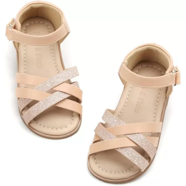 Felix &amp; Flora Toddler Girl Sandals - Little Girl Easter Summer Dress Shoes Lightweight Open Toe Beach Holiday