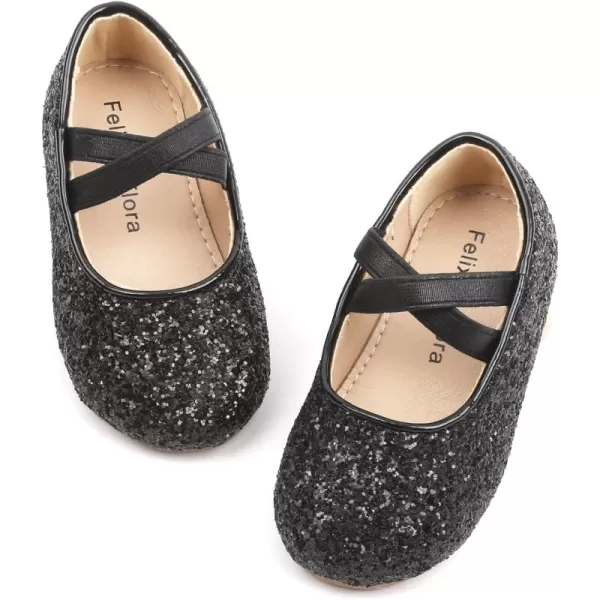 B869-glitter Black