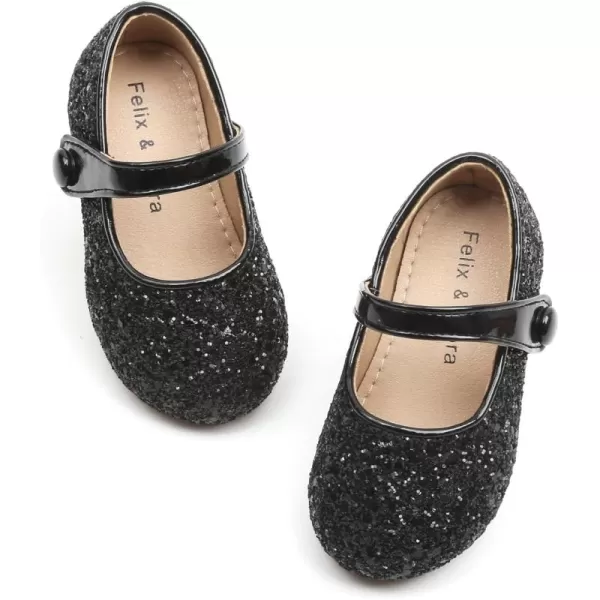 B876-glitter Black