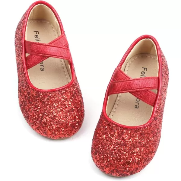 B869-glitter Red