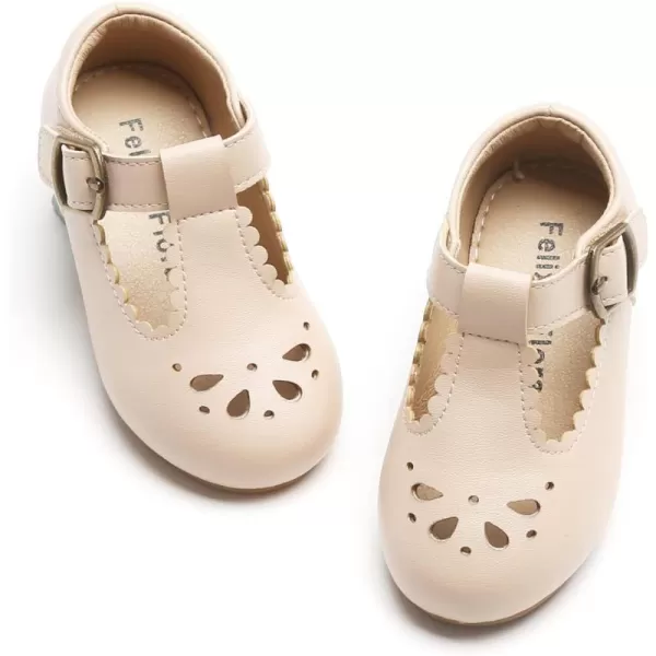 Felix &amp; Flora Toddler Little Girl Flat Oxfords Dress Shoes - Mary Jane Princess for Girl Party School Shoes.