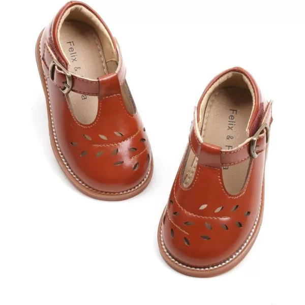 Felix &amp; Flora Toddler Little Girl Mary Jane Dress Shoes - Ballet Flats for Girl Party School Shoes