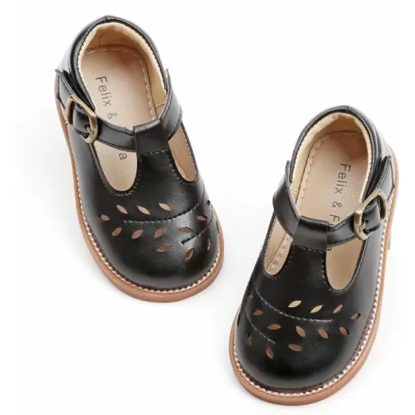 Felix &amp; Flora Toddler Little Girl Mary Jane Dress Shoes - Ballet Flats for Girl Party School Shoes