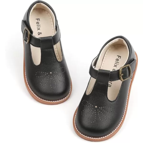 Felix &amp; Flora Toddler Little Girl Mary Jane Dress Shoes - Ballet Flats for Girl Party School Shoes