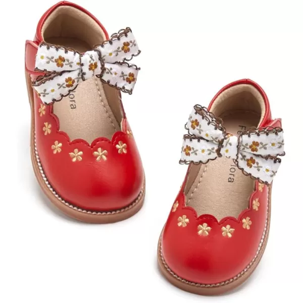 Felix &amp; Flora Toddler Little Girl Mary Jane Dress Shoes - Ballet Flats for Girl Party School Shoes
