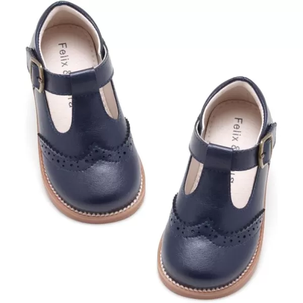 Felix &amp; Flora Toddler Little Girl Mary Jane Dress Shoes - Ballet Flats for Girl Party School Shoes
