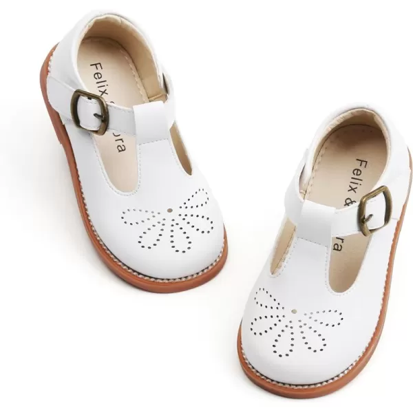 Felix &amp; Flora Toddler Little Girl Mary Jane Dress Shoes - Ballet Flats for Girl Party School Shoes