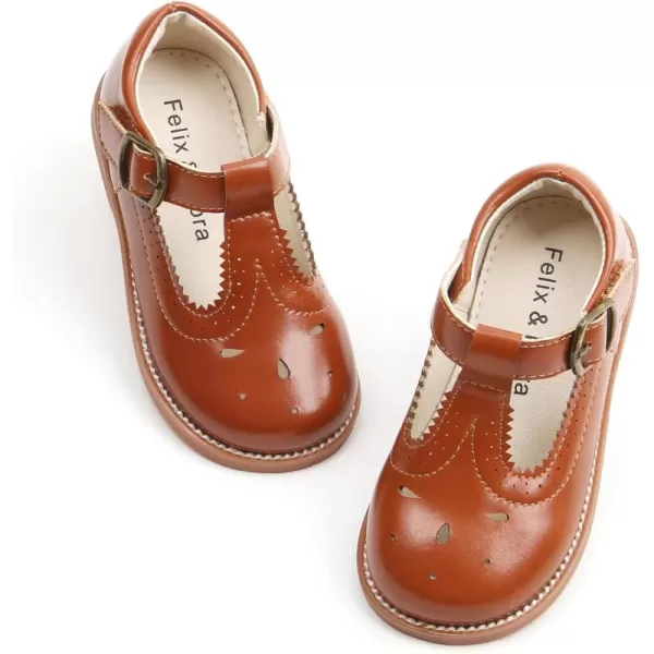 Felix &amp; Flora Toddler Little Girl Mary Jane Dress Shoes - Ballet Flats for Girl Party School Shoes