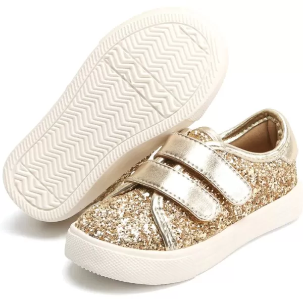 Felix &amp; Flora Toddler/Little Kid Girls Running Shoes Sports Sneakers Princess Casual Glitter Shoes.
